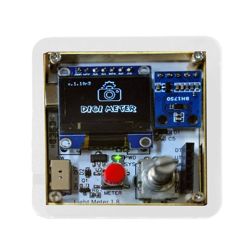 Portable Handheld Incident Electronic Light Meter With Panel Camera Light Mode Light Back Acrylic Compatible Meter Flash D1P3: Default Title