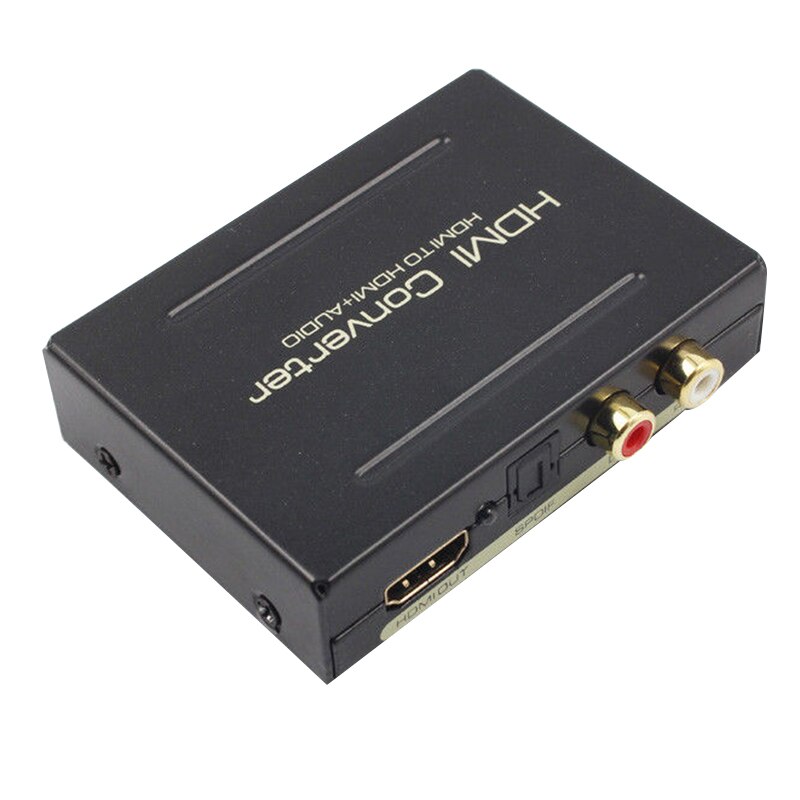 HDMI Audio Extractor Splitter to SPDIF Optical RCA Stereo L/R Analog Converter