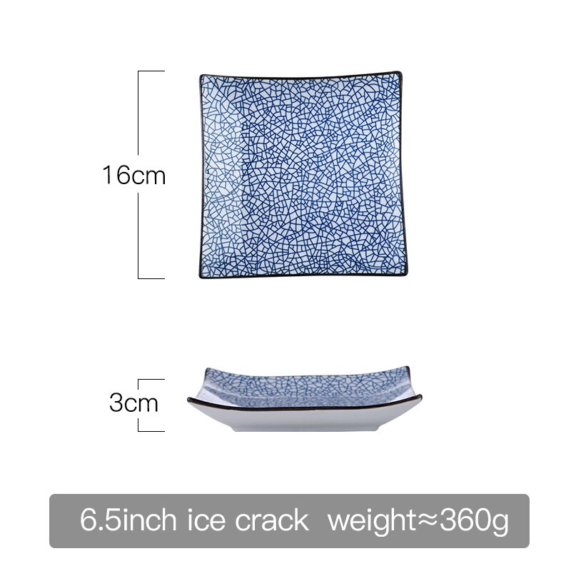 Keramische eetstokjeslegger wit met blauwe boog 36 x 1 Stuk - Snelle