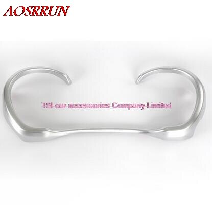 Bil-styling dekoration bil instrumentpanel instrumentbræt bezel cover trim abs styling klistermærke til kia optima  k5 tilbehør