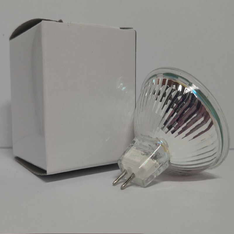 10pcs/lot Halogen Bulb MR16 12V 20W Lamp Bulbs Warm White Light 2700K Lamp Replacement Spotlight Diameter 50mm