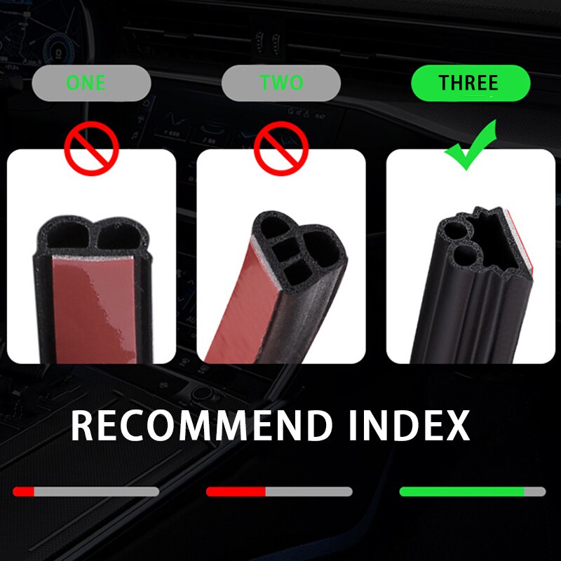 Rubber for Car Seal Strip Auto Protector Sealing Strips Car Door Rubber Seals Car Door Trunk Hood Sealant Sound Insulation