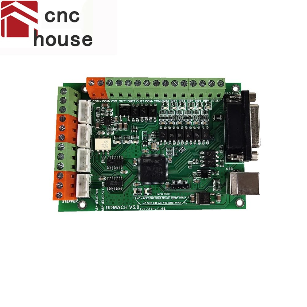 Usb Mach3 Motion Controlekaart Cnc Graveermachine Motion Controlekaart Met Handwiel Interface