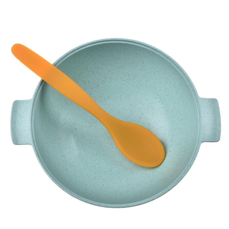 17.5x3.5cm Universal Kitchen Silicone Spoon Heat Resistant Scraper Spatula Ice Cream Cake Shovel Mixing Spoon Cooking Tools