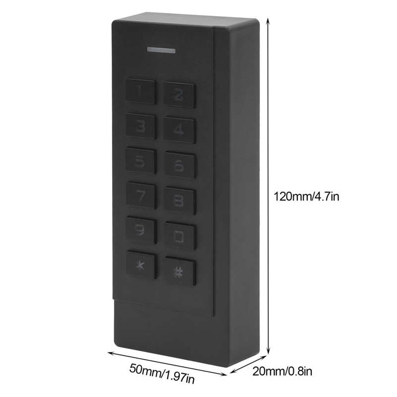 Door Keypad 13.56MHz RFID WIFI Wiegand26 Password Card APP Remote Entry Access Controller