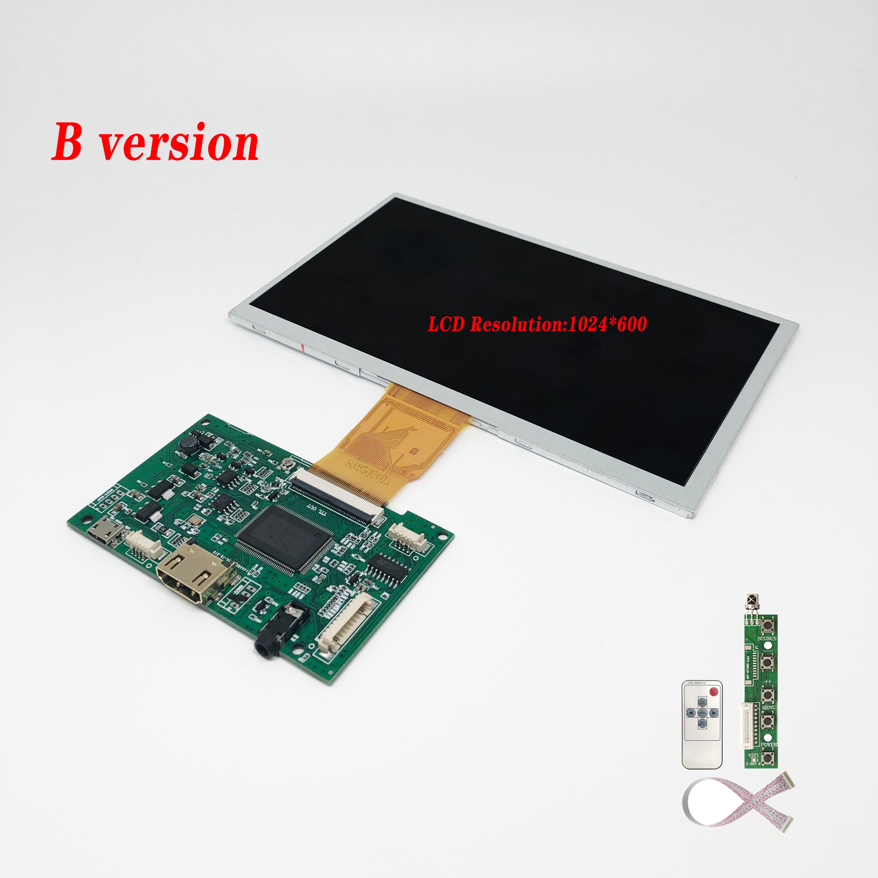 Bordo di Driver del Controller Dello Schermo LCD HDMI Per Innolux AT070TN90 AT090TN10 AT070TN93 AT080TN52 Micro USB 50 Spilli con GT911 touch: B version