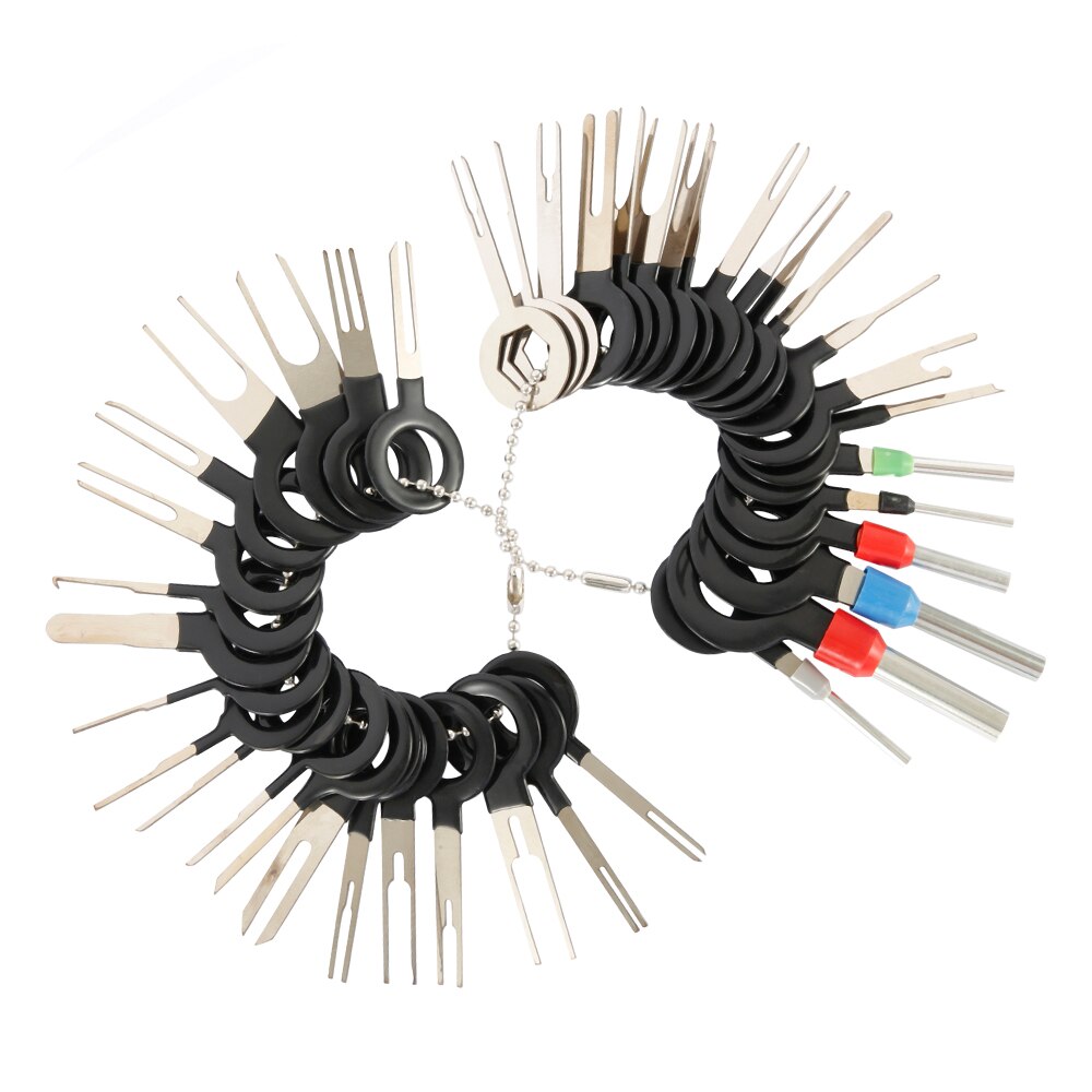 41Pcs Auto Terminal Removal Tool Automobilist Kit Automotive Plug Wire Crimp Connector Extractor Kit Puller Stylus Auto Reparatie Tool