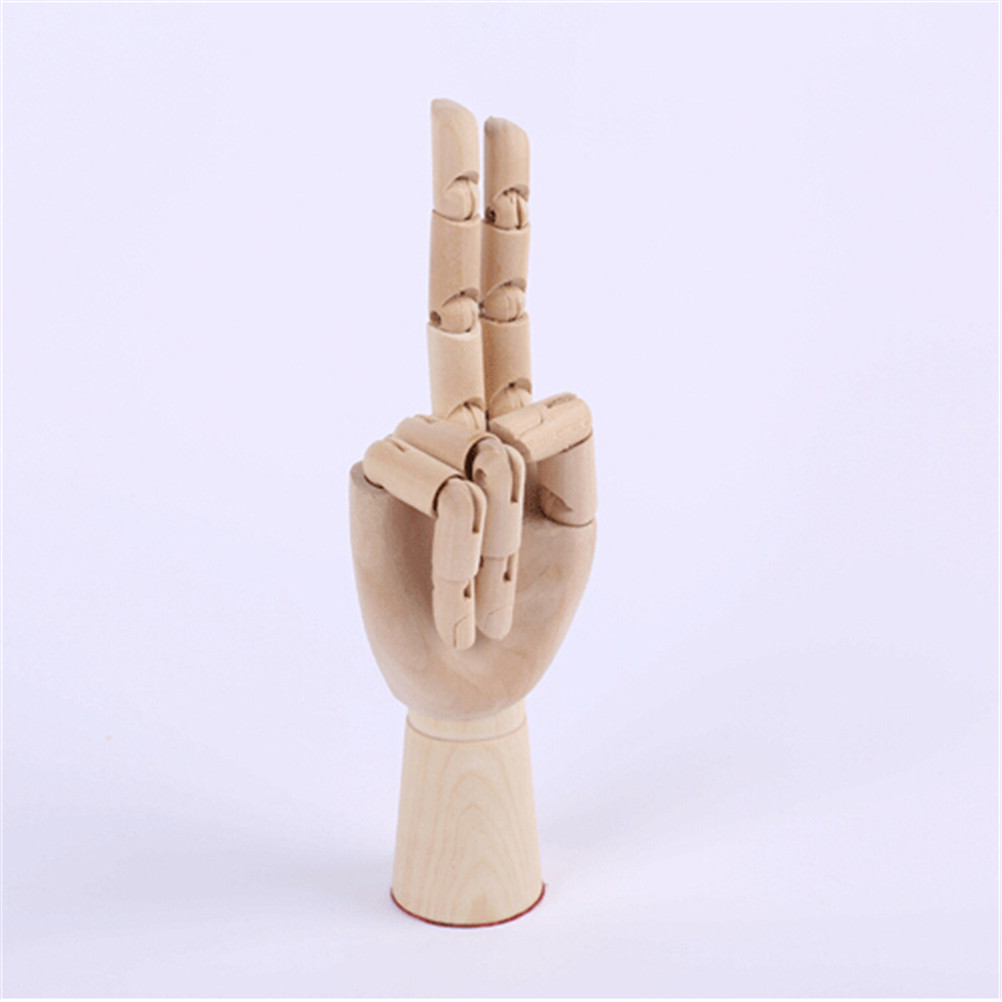 18.6cm Tall Wooden Hand Drawing Sketch Mannequin Model Wooden Mannequin Hand Movable Limbs Human Artist Model