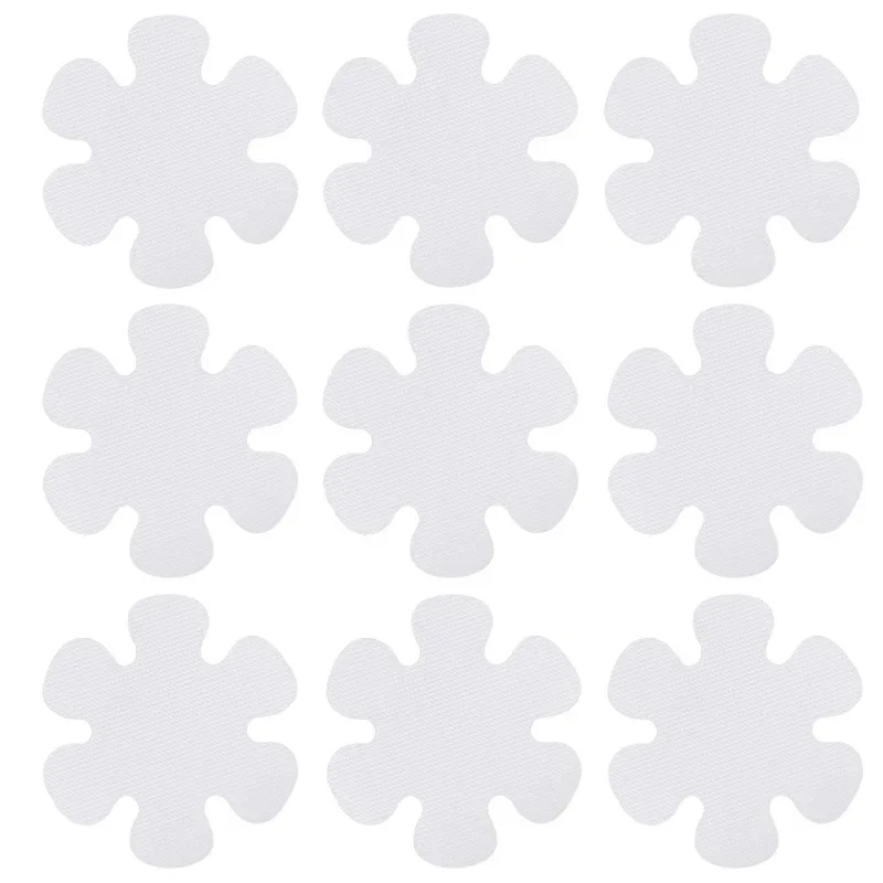 6/12/20PCS Anti Slip Bathtub Stickers Waterproof Flower Shaped Self-Adhesive Safety Shower Anti-Slip Appliques for Home Bathroom