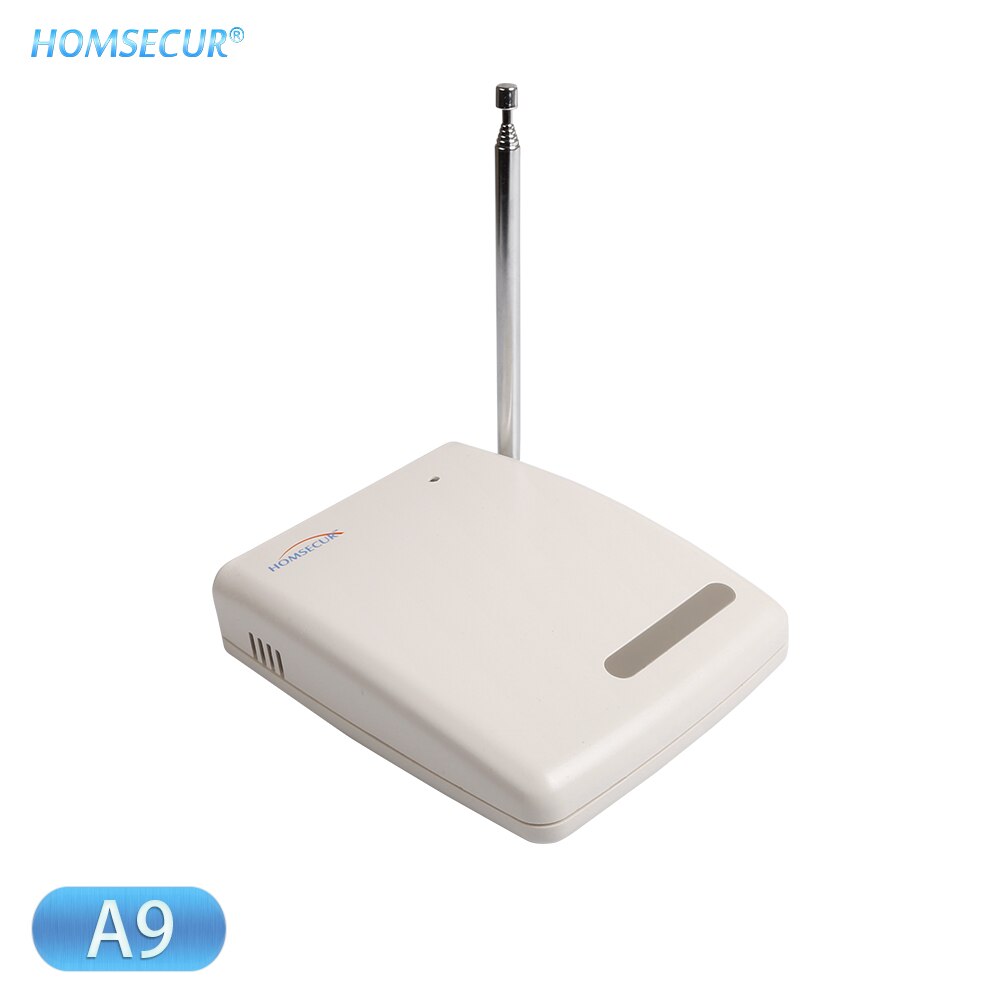 HOMSECUR DIY Wireless&wired 4G/GSM LCD Burglar Intruder Alarm System+IOS/Android APP for Home Security GA01-4G-B/W: Signal Repeater