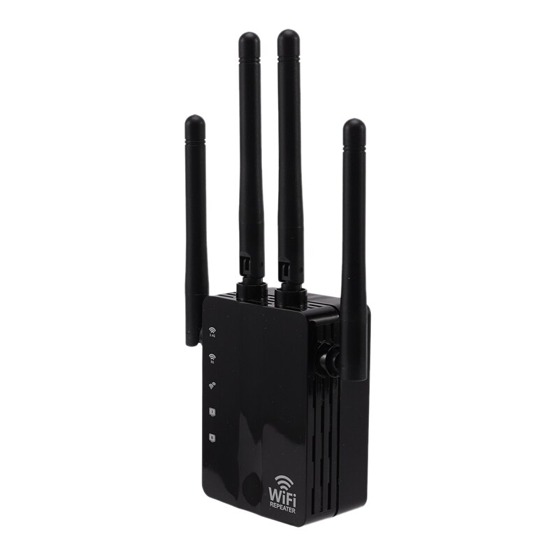 Ac 1200 mbps dual-band wifi-signaalversterker 2.4g / 5g draadloze wifi-repeaters (amerikaanse stekker)
