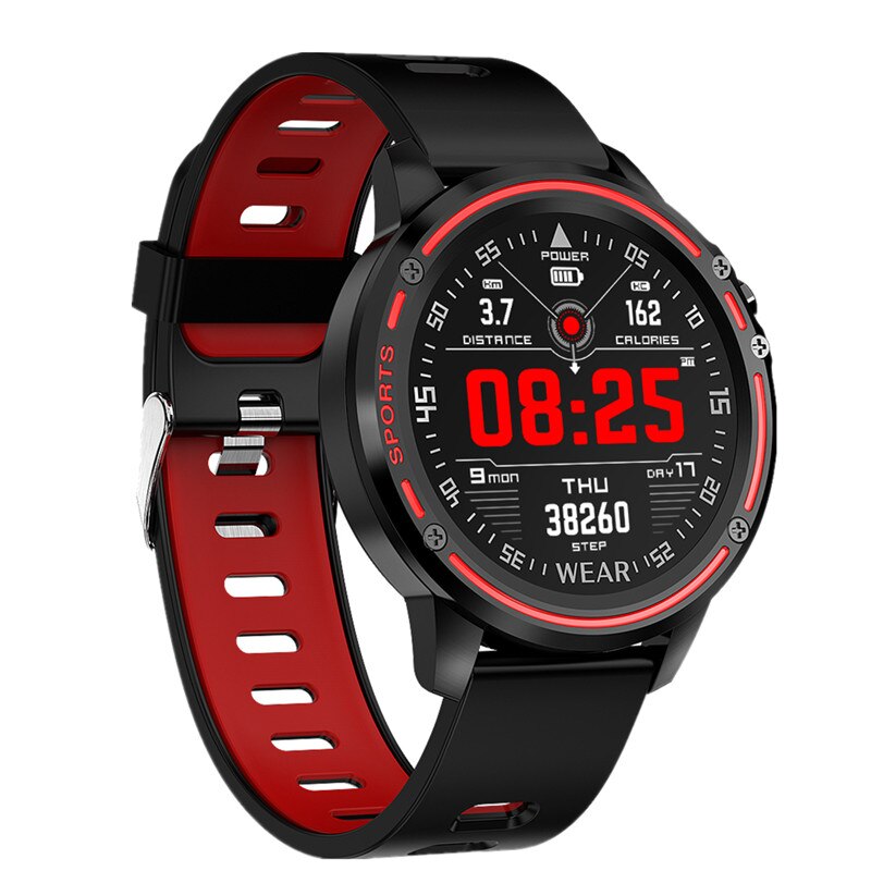 L8 montre intelligente hommes IP68 étanche Reloj Hombre SmartWatch avec ECG PPG pression artérielle fréquence cardiaque sport Fitness Bracelet