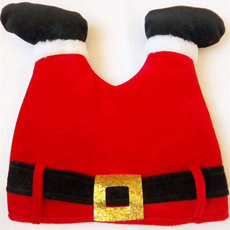 1Pc Kerst Kerstman Broek Hoeden Red Caps Voor Volwassen En Kinderen Xmas Jaar Thuis Party levert
