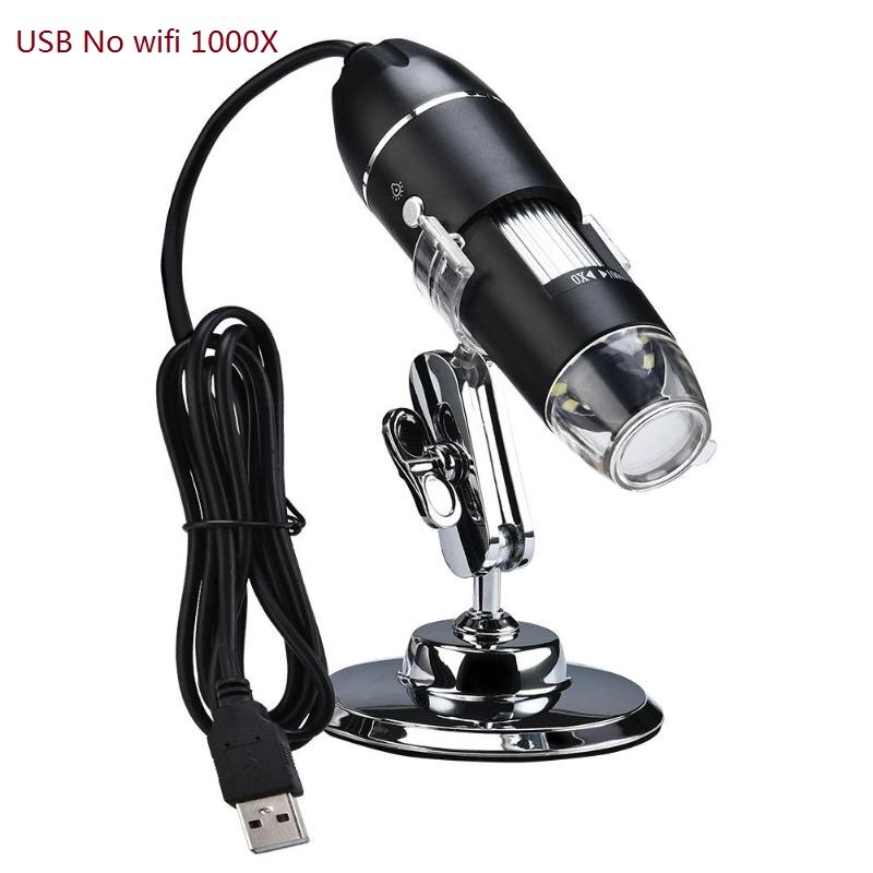 WIFI Digitale 1000x Mikroskop Lupe Kamera für Android ios iPhone iPad 8LED Lupe WIFI Erkennung Kamera: USB Nein wifi
