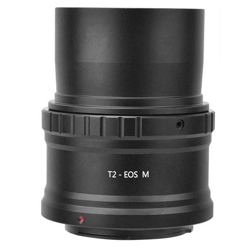 Anillo adaptador de telescopio T2 - EOSM 2 Inche para montura de cámara Canon EOSM sin espejo en telescopio ocular de 2 pulgadas: Default Title