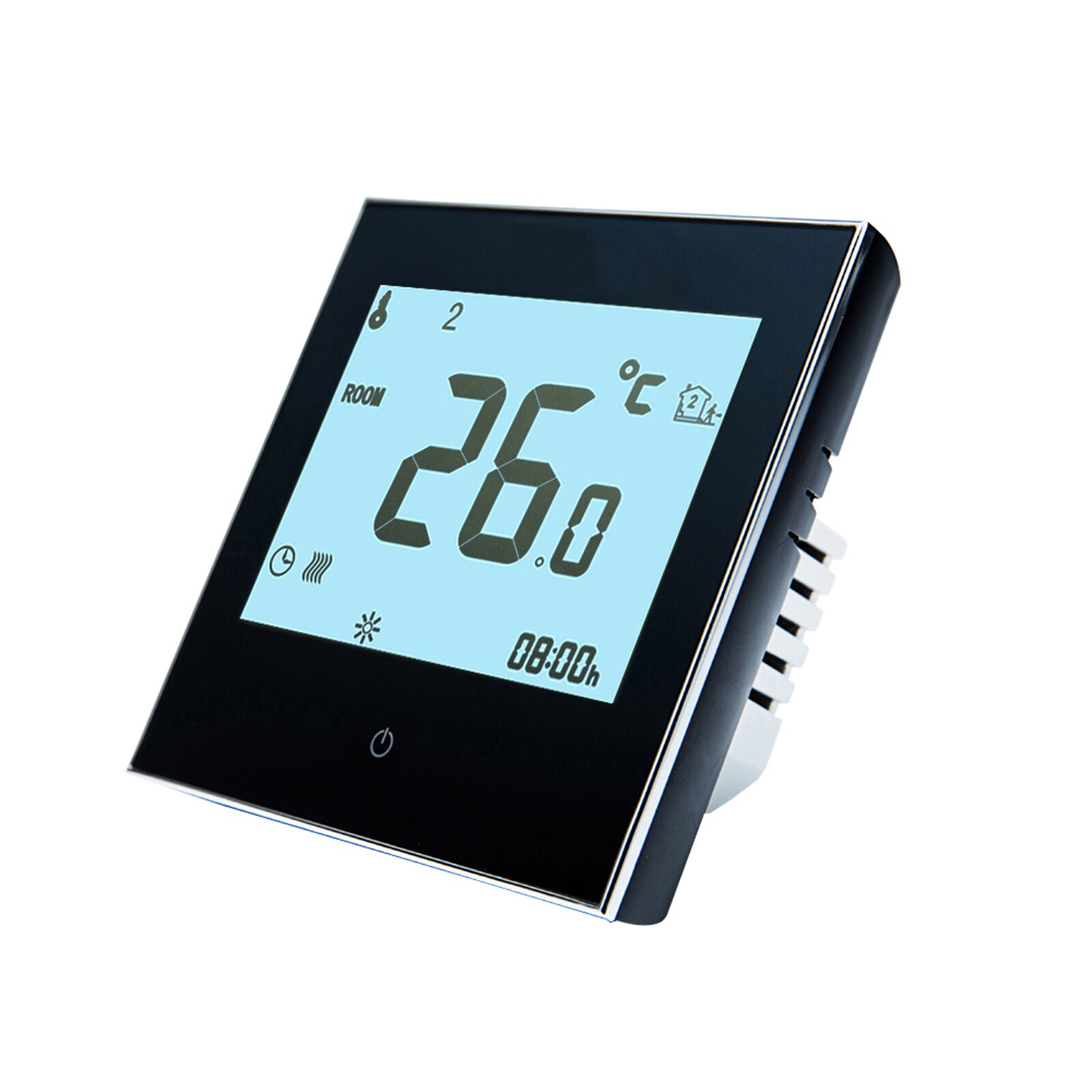 Home Programmable Thermostat for Water Heating System Smart Touchscreen Heat Only Thermostat for Water Recirculating System