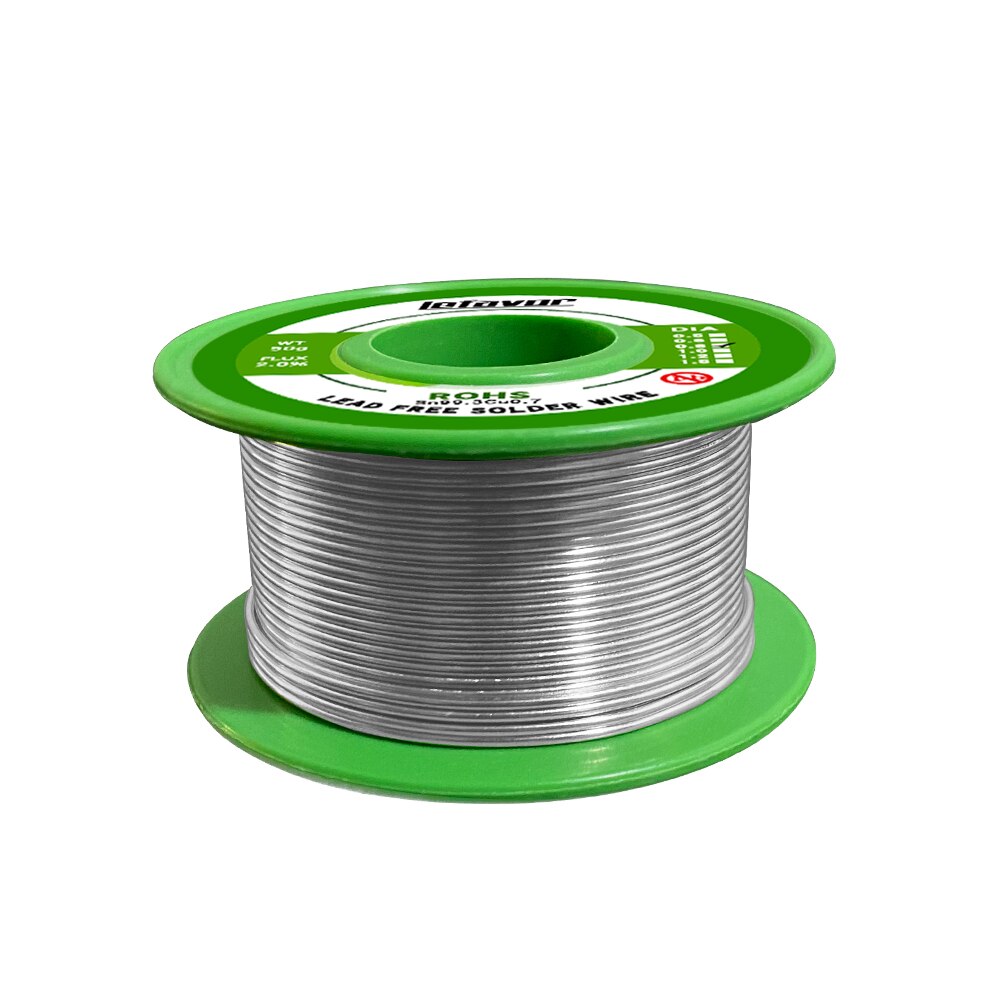 Alambre de soldadura sin plomo, 0,8mm/1,0mm, 50g, hilo de estaño para soldadura, rollo de Protección Ambiental, herramientas de soldadura Sn99.3Cu0.7