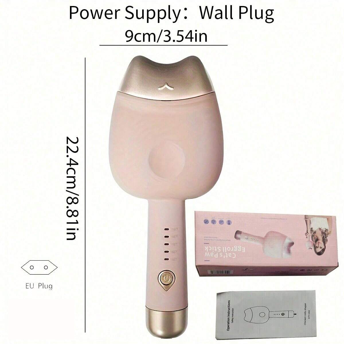 32mm Haar Krultang Keramische Krultang Grote Golf Diep Golvend Spalk Loempia's Elektrische Snelle Automatische Haarplaat Styling Tools: Default Title