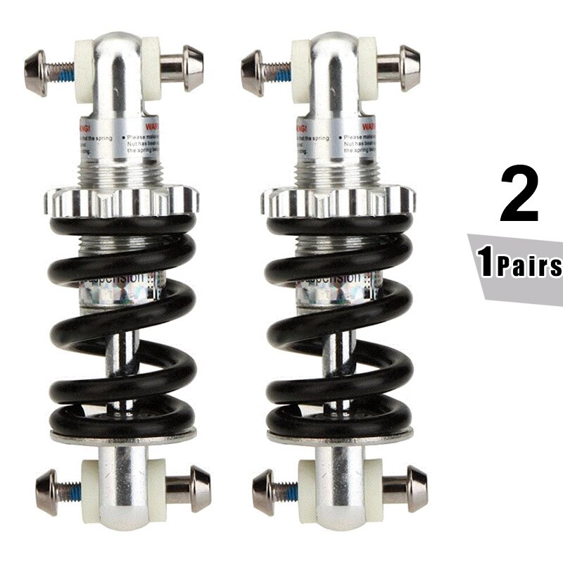 1 Pair Durable Downhill MTB Bike Bicycle Metal Rear Suspension Spring Shock Absorber Bicycle Parts Mountian Bike Rear Shocks: 02