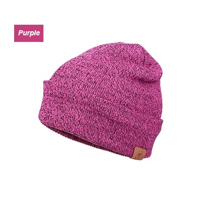 Ozero Winter Hoeden Running Caps Gebreide Hoeden Outdoor Sport Snowboarden Cap Winter Winddicht Dikke Warme Running Cap Ski Hoeden 001: Purple