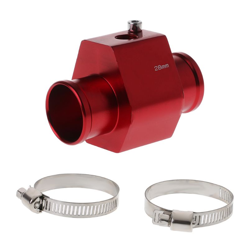 26mm-40mm Auto Wasser Temp Temperatur Sensor Messgerät gemeinsam Rohr Sensor Kühler Schlauch Adapter U2JA: 28mm