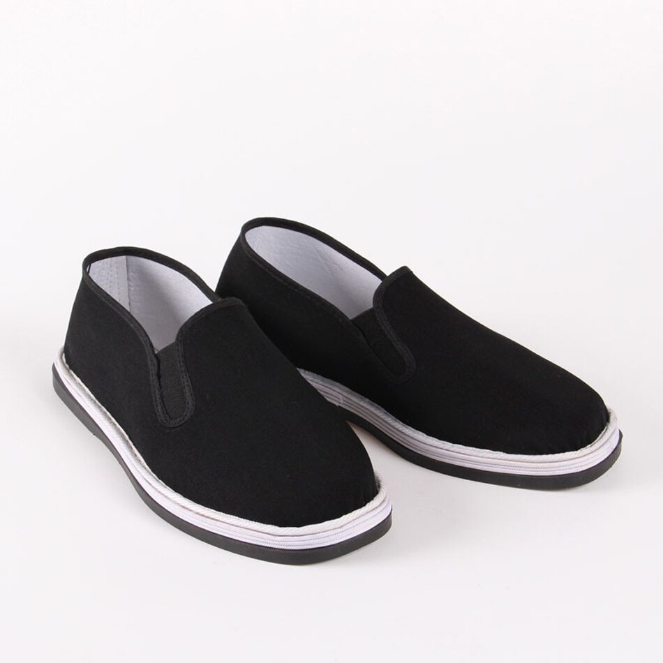 Kinesiska kungfu skor svarta traditionella kinesiska kung fu skor tai chi wushu skor gamla peking skor bruce lee kampsport sneakers