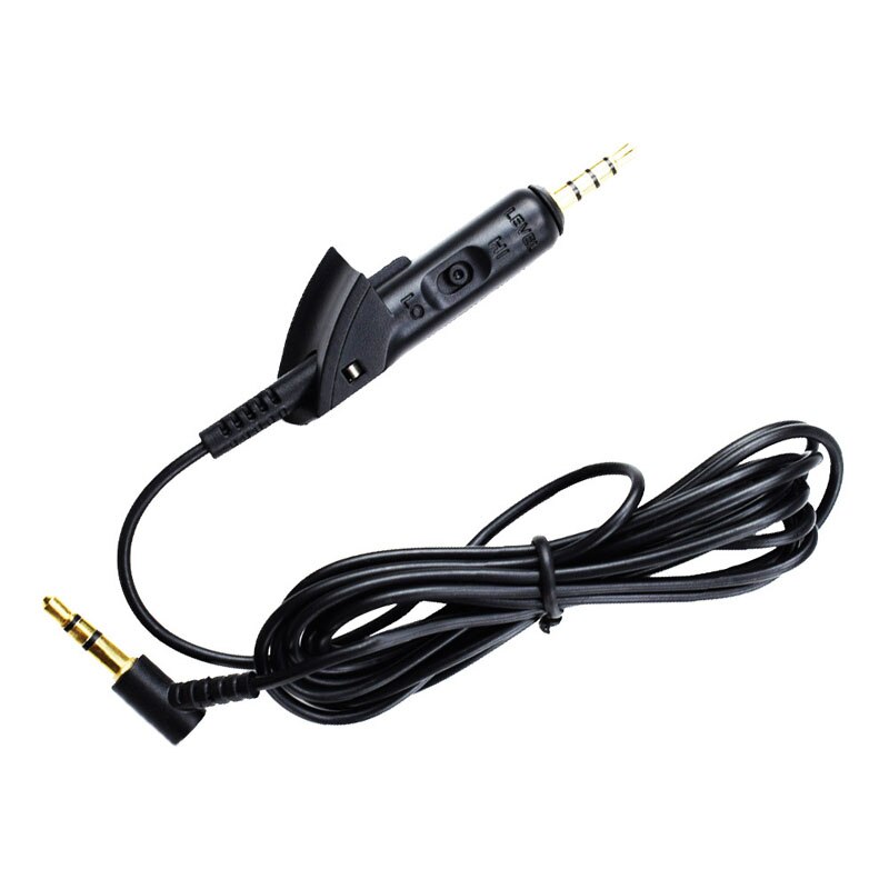 Suitable for BOSE QuietComfort 15 headphone cable headset replacement line QC15 microphone recording line volume control line: Without microphone