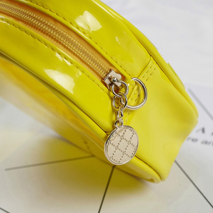 Monederos modernos, transparentes, con forma de piña, con cadena, para mujer