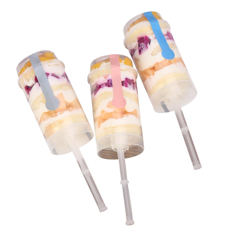 2 Stks/set Diy Cakes Dessert Push Up Containers Shooter Voor Party Gebruik Display Stand Houders