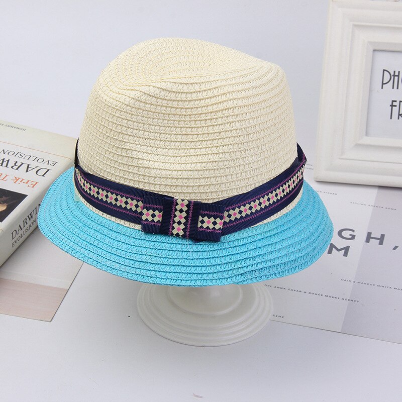 låve solbestandig toppee gutte stråhatt baby solhatt til spedbarn jenter sommer tynn bøttehatt i koreansk stil: 3