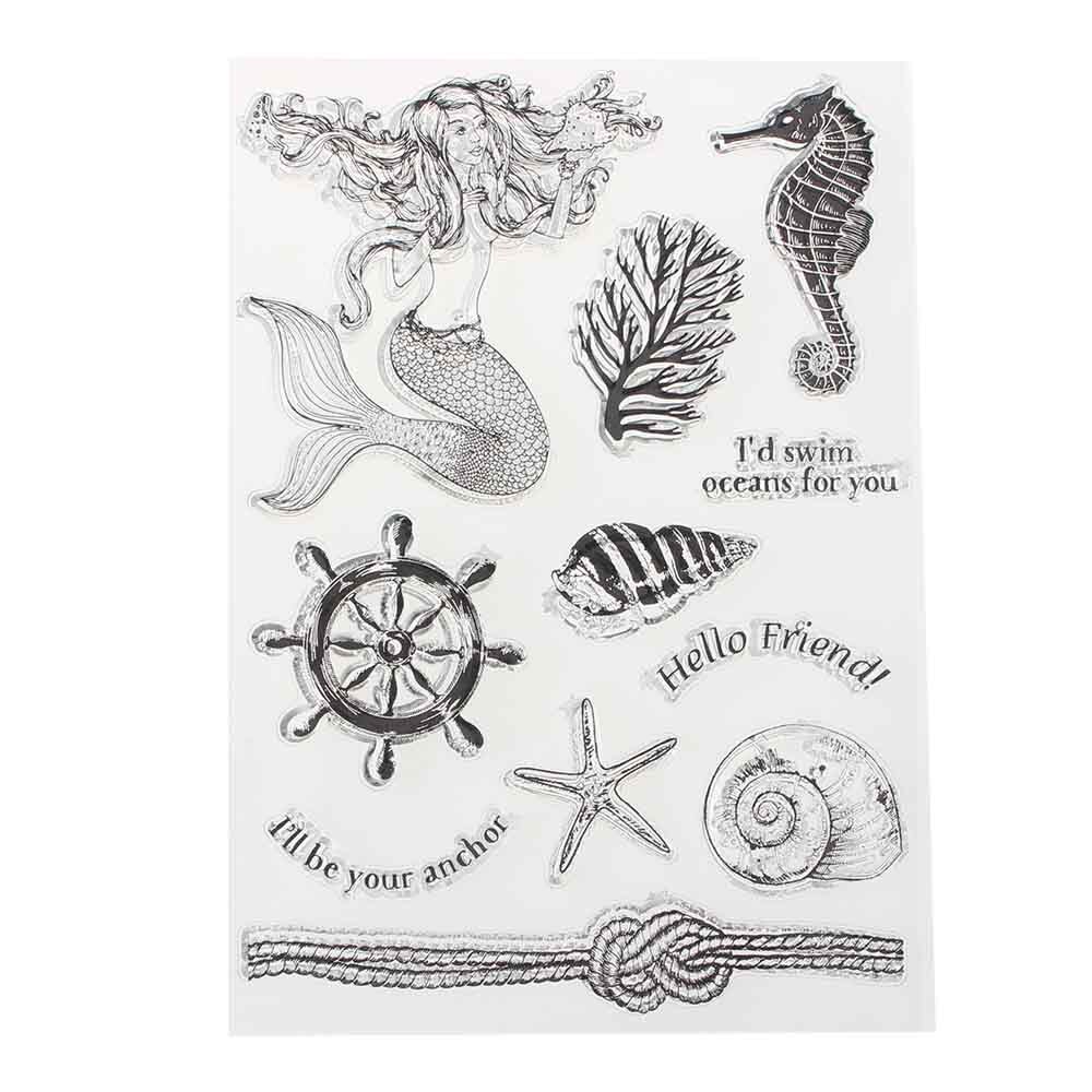 1 Uds PET transparente sello impresora sello letra de alfabeto Animal sellos transparentes suministros de oficina sellos Scrapbooking DIY