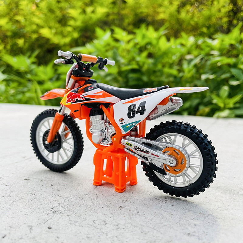 Bburago 1:18 KTM-450 SX-F Factory Edition Static Die Cast Vehicles Collectible Motorcycle Model Toys