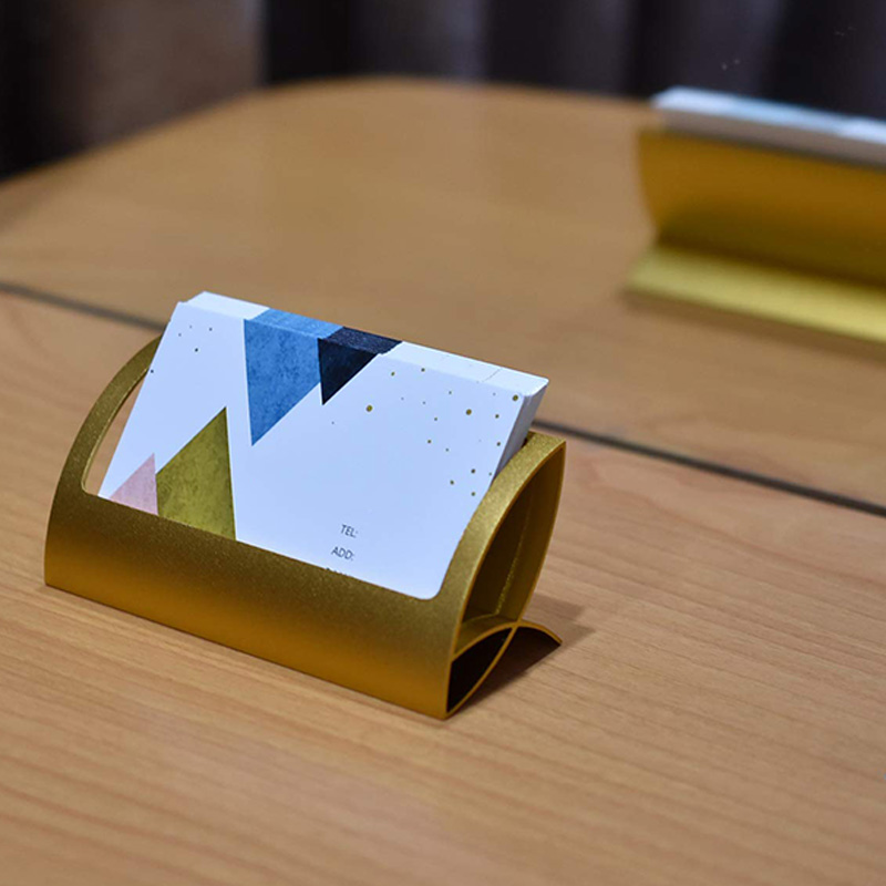 Business Card Holder for Desk, Metal Aluminum Desk...  Grandado
