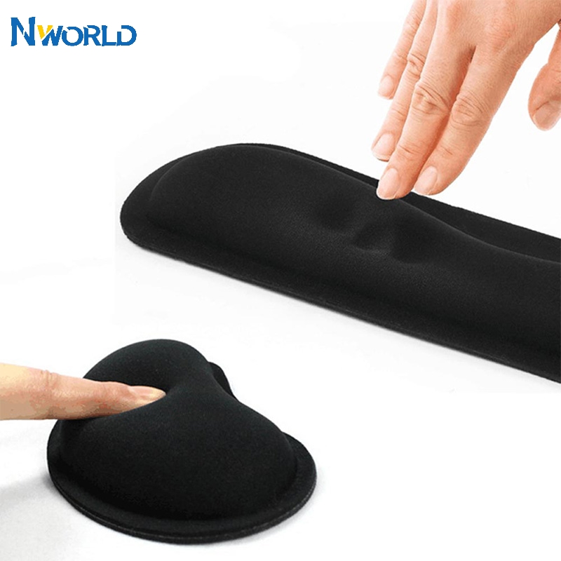 Podkładka pod mysz do gier Komfortowa podkładka pod nadgarstek 3D Żel krzemionkowy Poduszka na rękę z pianki bawełnianej Ergonomiczna podkładka pod mysz dla graczy PC Gaming
