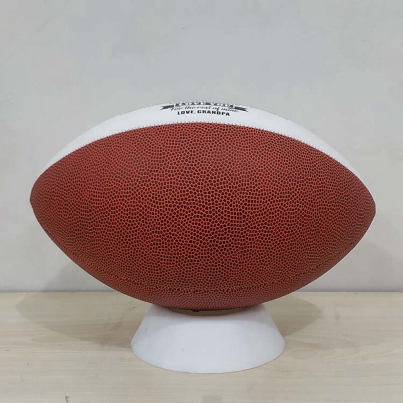 Rugby Ball American Football Sports Practice Training Ball Recreation Microfiber Leather Number 9 Training Rugby