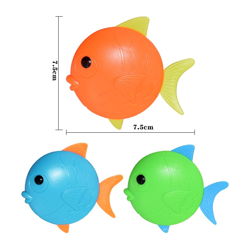 Gioco di immersioni Set di giocattoli piante per bambini giocattolo sport piscina giocattoli forma di pianta di mare giocattoli da immersione immersioni nuoto allenamento piscina giocattolo caldo: 3pcs Fishs