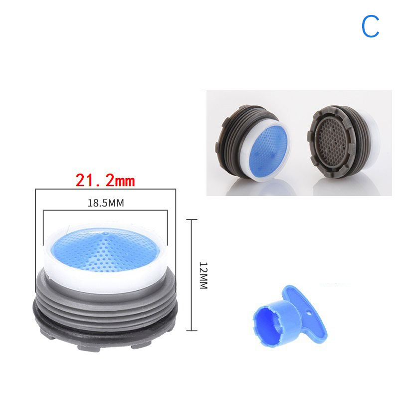 Badrumskran strålsamlare invändig gänga krantillbehör reservdelar filter köksmunstycke filter: Röd