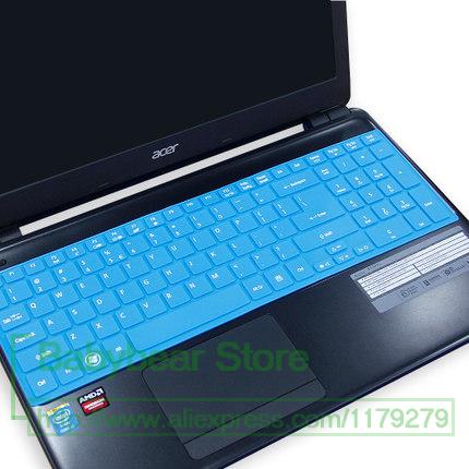 15.6 klawiatura silikonowa obudowa ochronna skóry dla Acer Aspire E5-511G E15 ES1-512 VN7-791G extensa 2508 ES1-531 EX2519 EK-571G: allblue