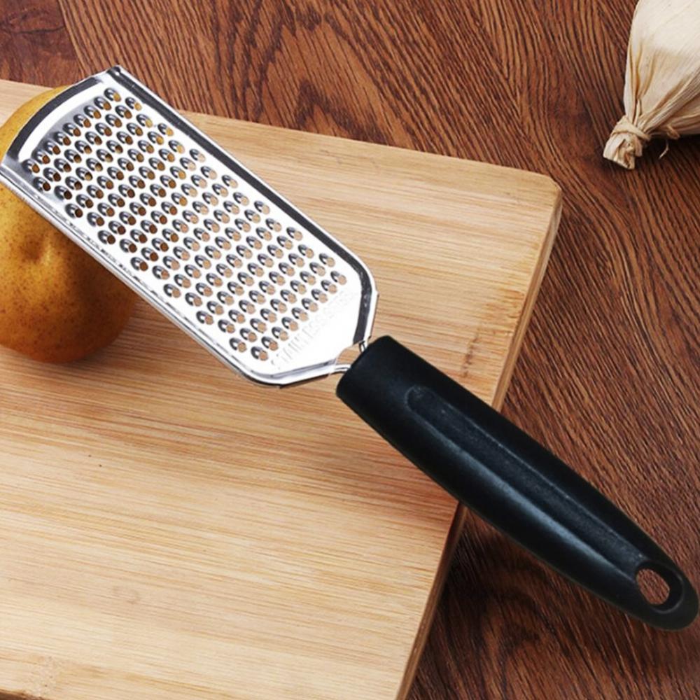 Stainless Steel Kitchen Tools Portable Grater Zester Handheld Cheese Lemon Citrus Potato with Ergonomic Soft Handle