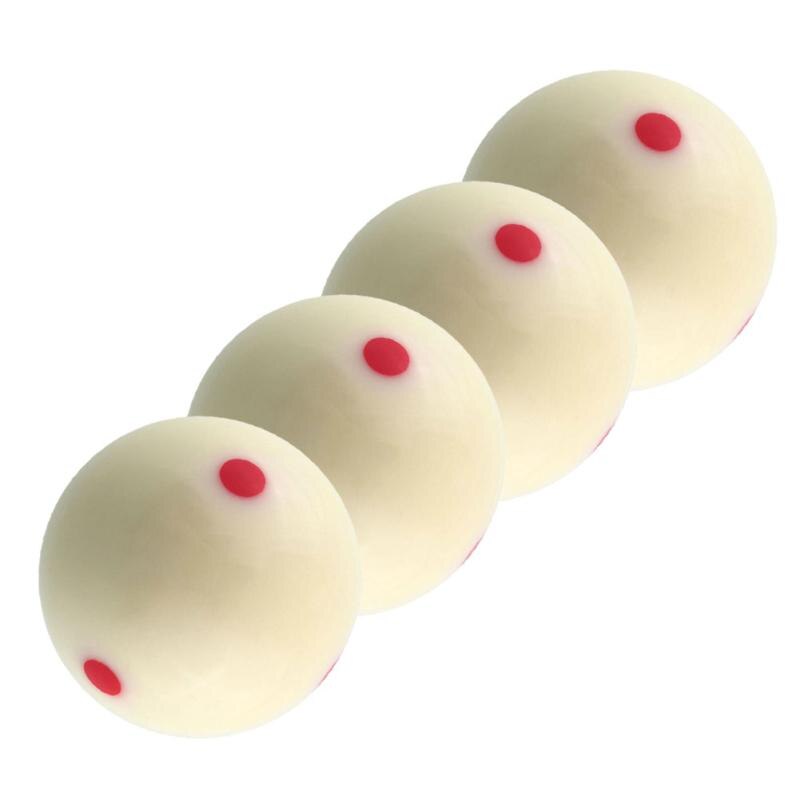 1PC Red Dots Pool Table Billiard Ball Standard 57.2MM Ball Ball Ball Billiard Entertainment Cue Cue Indoor Billiard White K6Z2