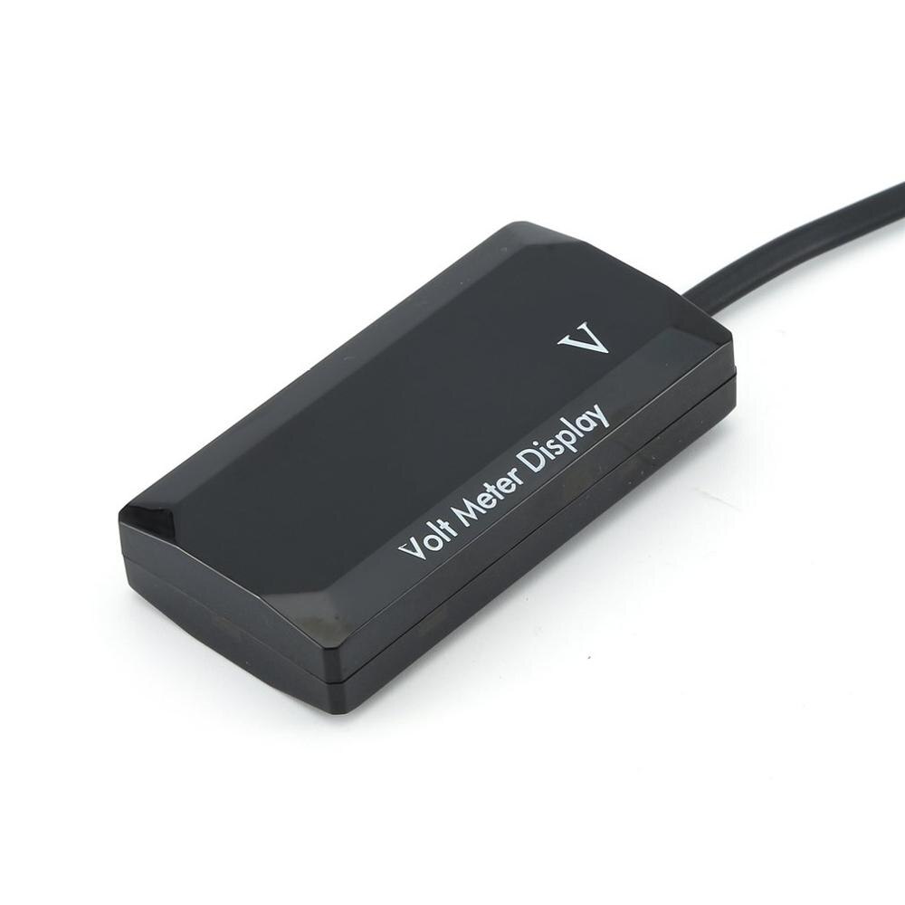 Mini Led Display Digitale Voltmeter Panel Volt Voltage Meter Tester Omgekeerde Verbinding Bescherming 12V Voor Auto Motor