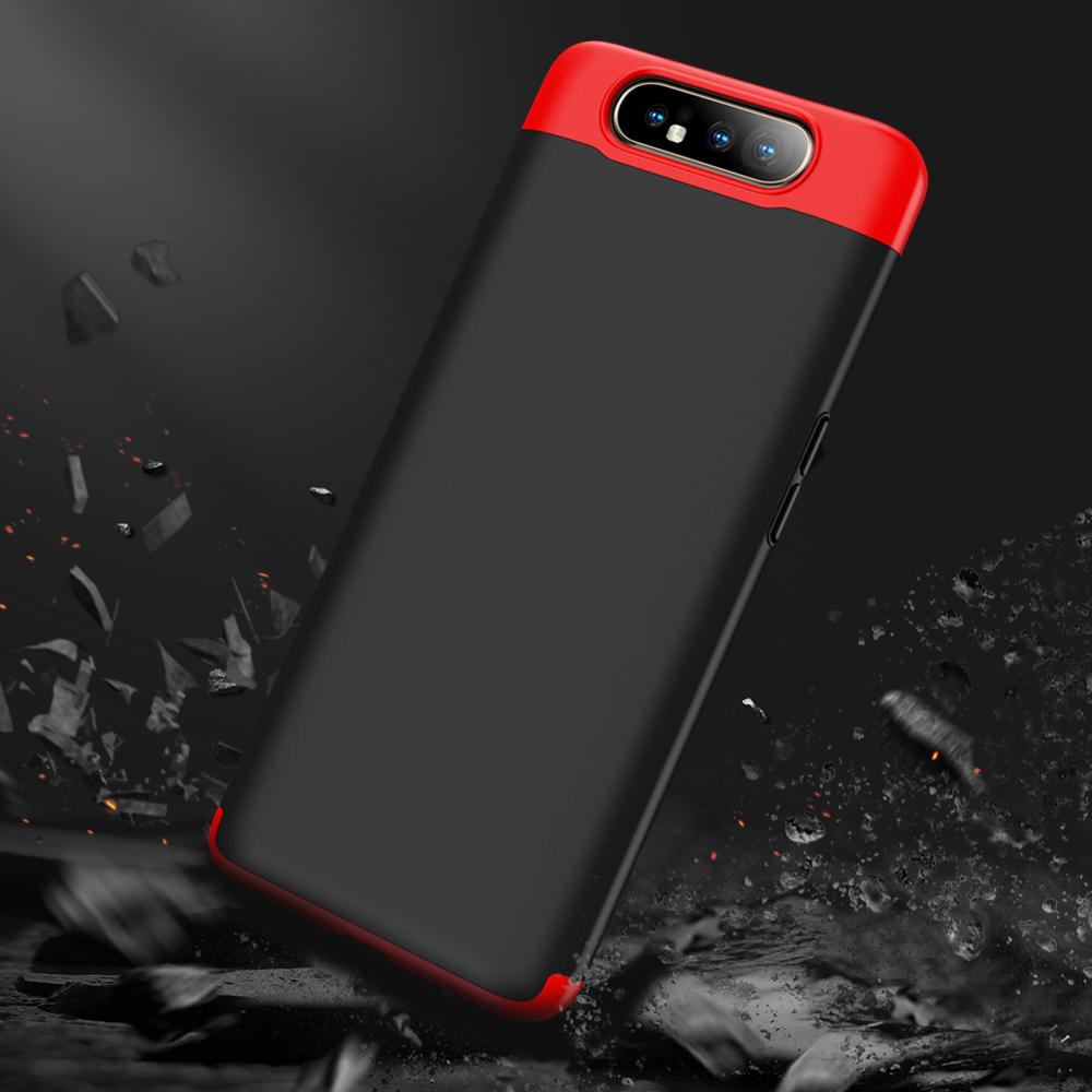 3-in-1 Case 360 for Samsung Galaxy A80 SM-A805F A805 A805F Cases Coque 360 Degree Hard Shell for Samsung A90 Fully Back Cover