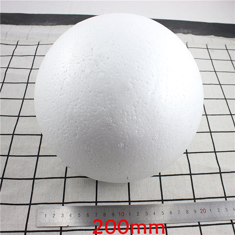 DIY Round Styrofoam Balls Christmas Ball White Modelling Polystyrene Foam Craft Balls Christmas Decorations Wedding Party: 200mm1pcs