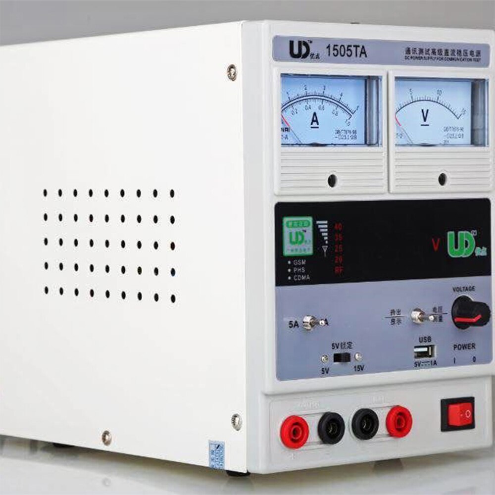 Mobile phone repair power supply UD-1505TA 15V 5A adjustable DC power supply digital display power meter: Default Title