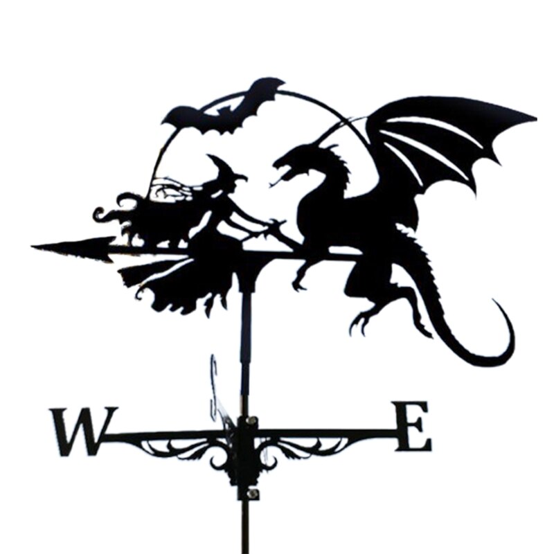 Spray Paint Gardening Garden Decoration Sign Weather Vane Retro Farm Scene Garden Stake Weathervane Tools: 4