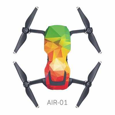 PVC Waterproof Sticker Drone Body Shell Protection Skin Decals For DJI MAVIC AIR 20J: 01