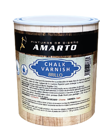 CHALK VARNISH, BARNIZ AL AGUA PARA PINTURA EFECTO TIZA