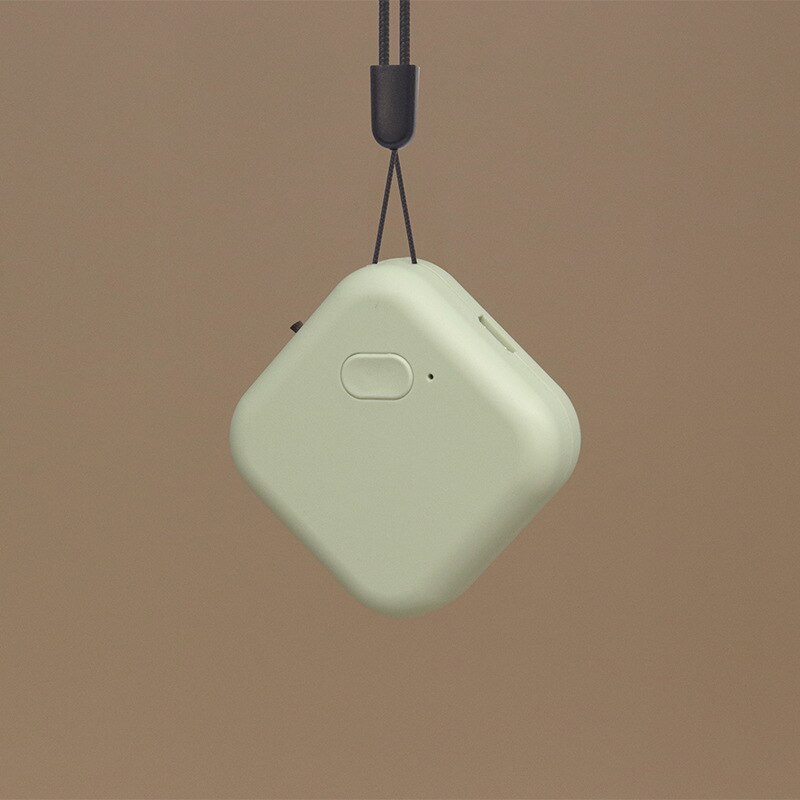 Draagbare Luchtreiniger Ketting Mini Wearable Luchtverfrisser Persoonlijke Opknoping Ionisator Negatieve Ionen Voor PM2.5 Formaldehyde Rook: green