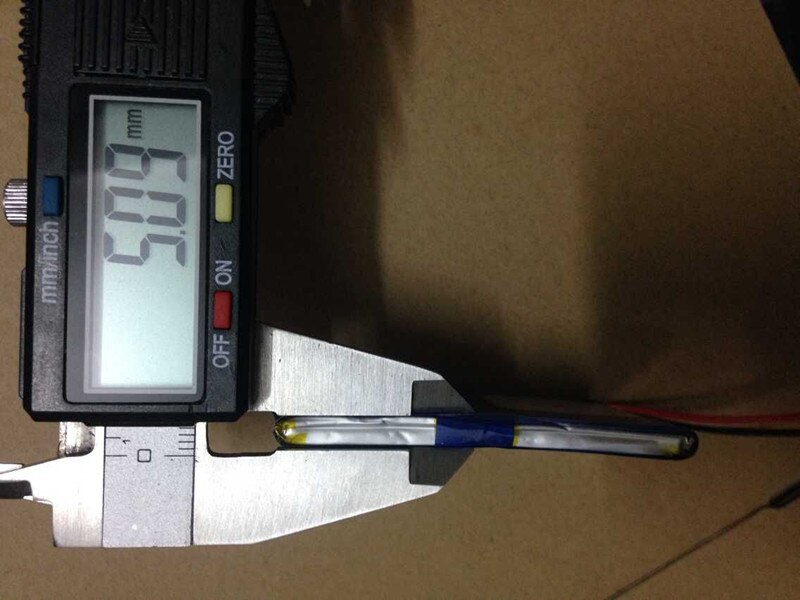 7.4V SAST mobile DVD battery 1200mAh mobile TV battery portable EVD portable battery three wire Rechargeable Li-ion Cell