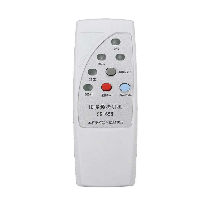 Handhållen skrivare rfid dupliceringsmaskin kopiator 125/250/375 / 500 khz multi-frekvens chip läsare id programmerare